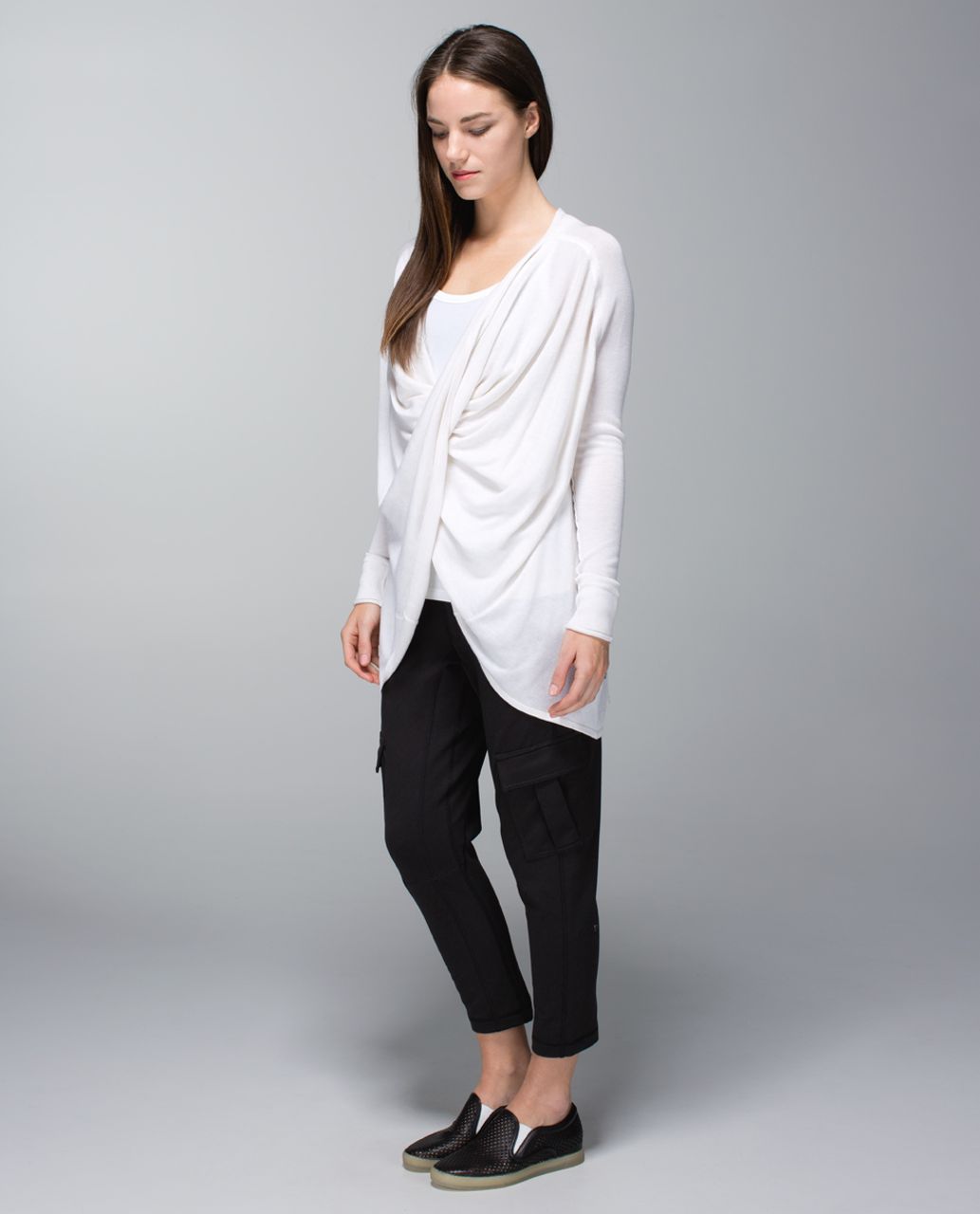 Lululemon Twist & Wrap - Heathered White