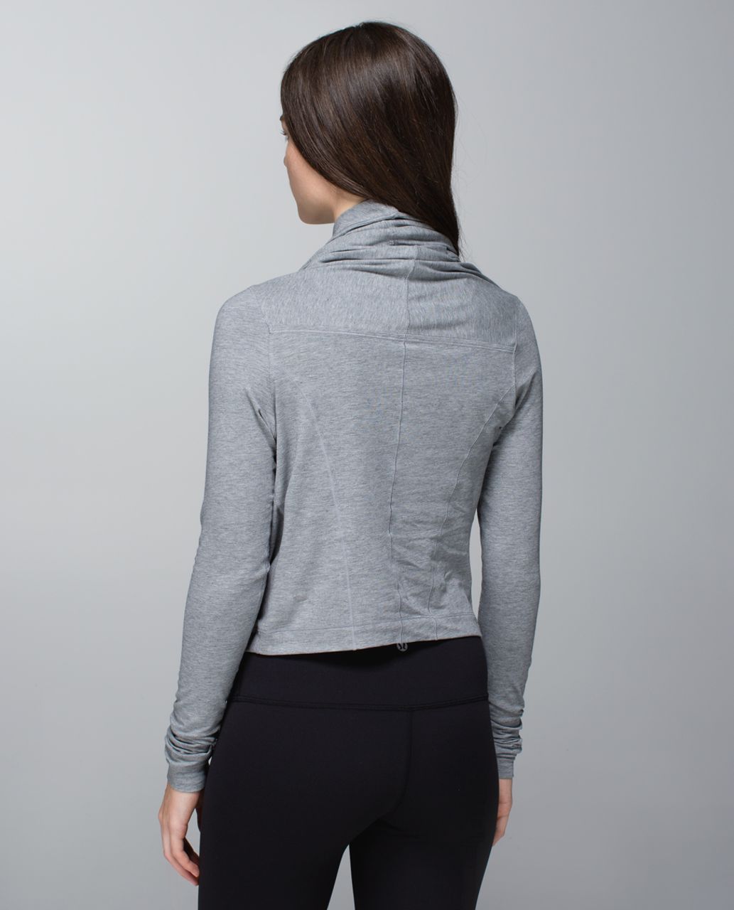 Lululemon Iconic Sweat Tight - Graphite Purple / Black - lulu fanatics