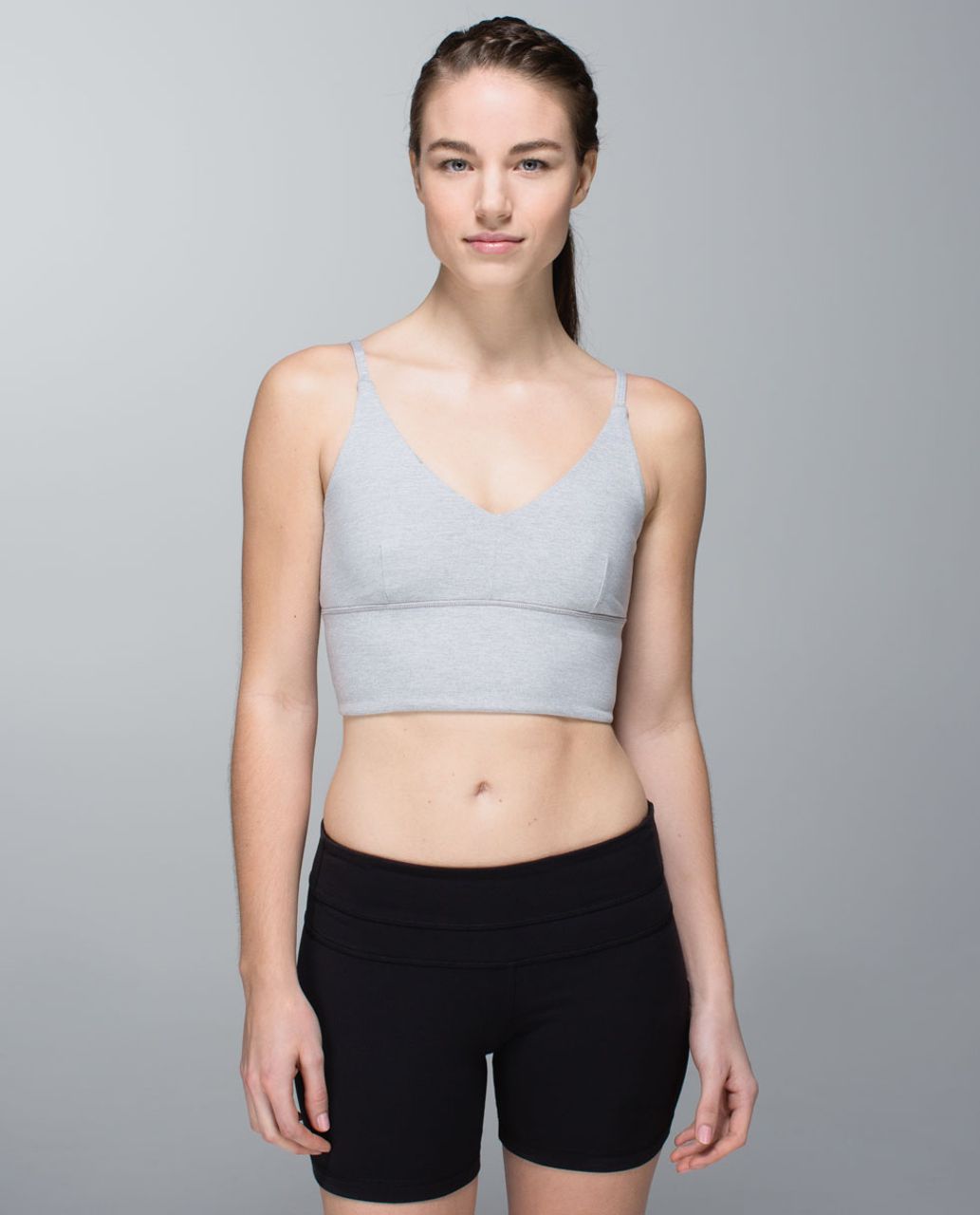 Lululemon Solo Bra Womens 4 Gray XS Animal Swirl Sports Top Gym Yoga  Training