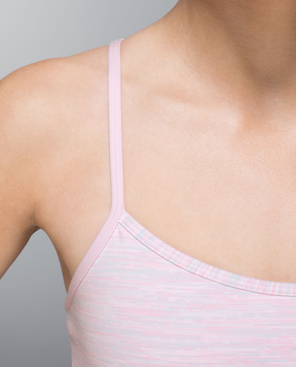 Lululemon Flow Y Bra IV - Wee Are From Space White Barely Pink / Barely Pink