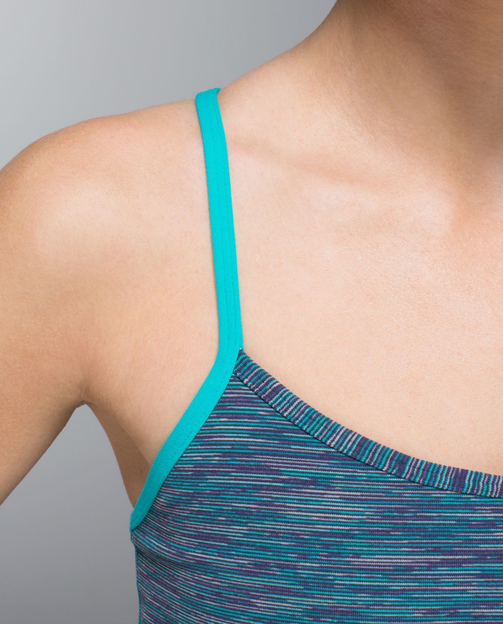 Lululemon Flow Y Bra IV - Blue Tropics / Wee Are From Space Blue Tropics