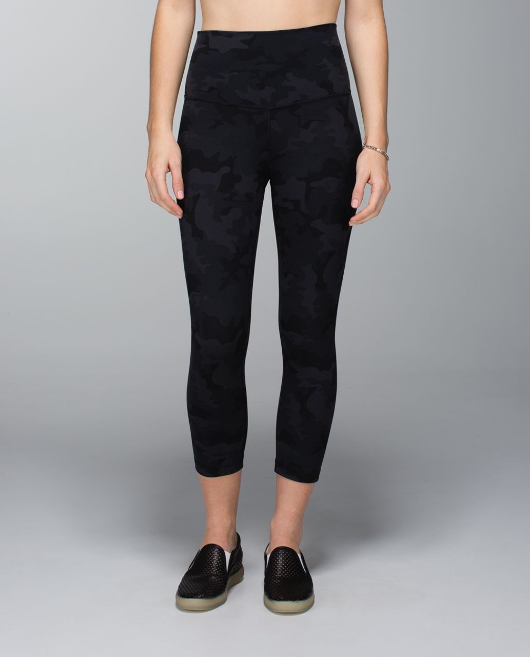 Lululemon Wunder Under Crop Savasana Camo Black / So… - Gem