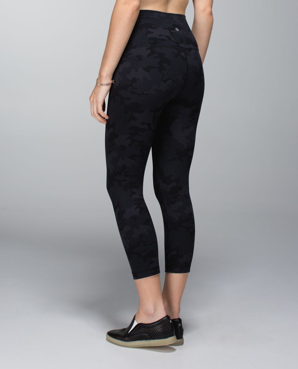 Lululemon Wunder Under Crop Savasana Camo Black / So… - Gem