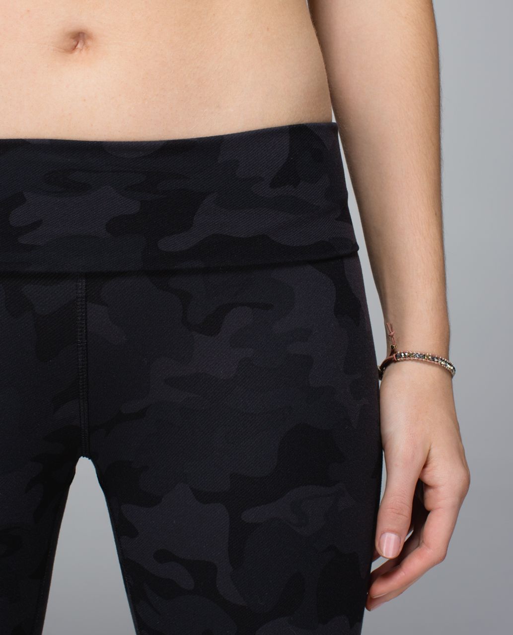 Lululemon Wunder Under Crop Savasana Camo Black / So… - Gem