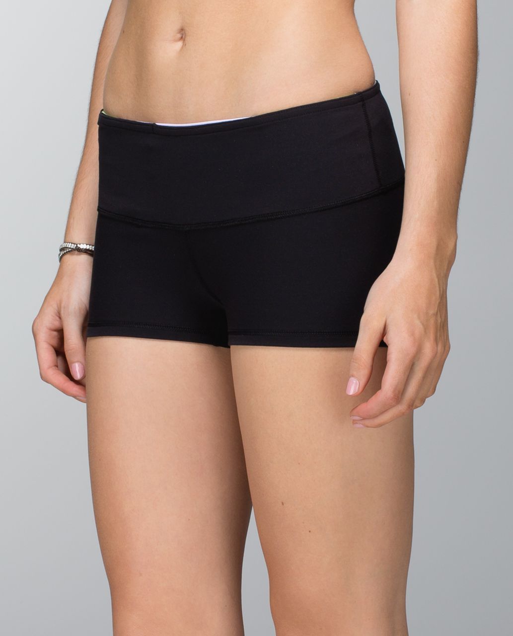 Lululemon Boogie Short *Full-On Luon - Black / Quilt Spring 14-13