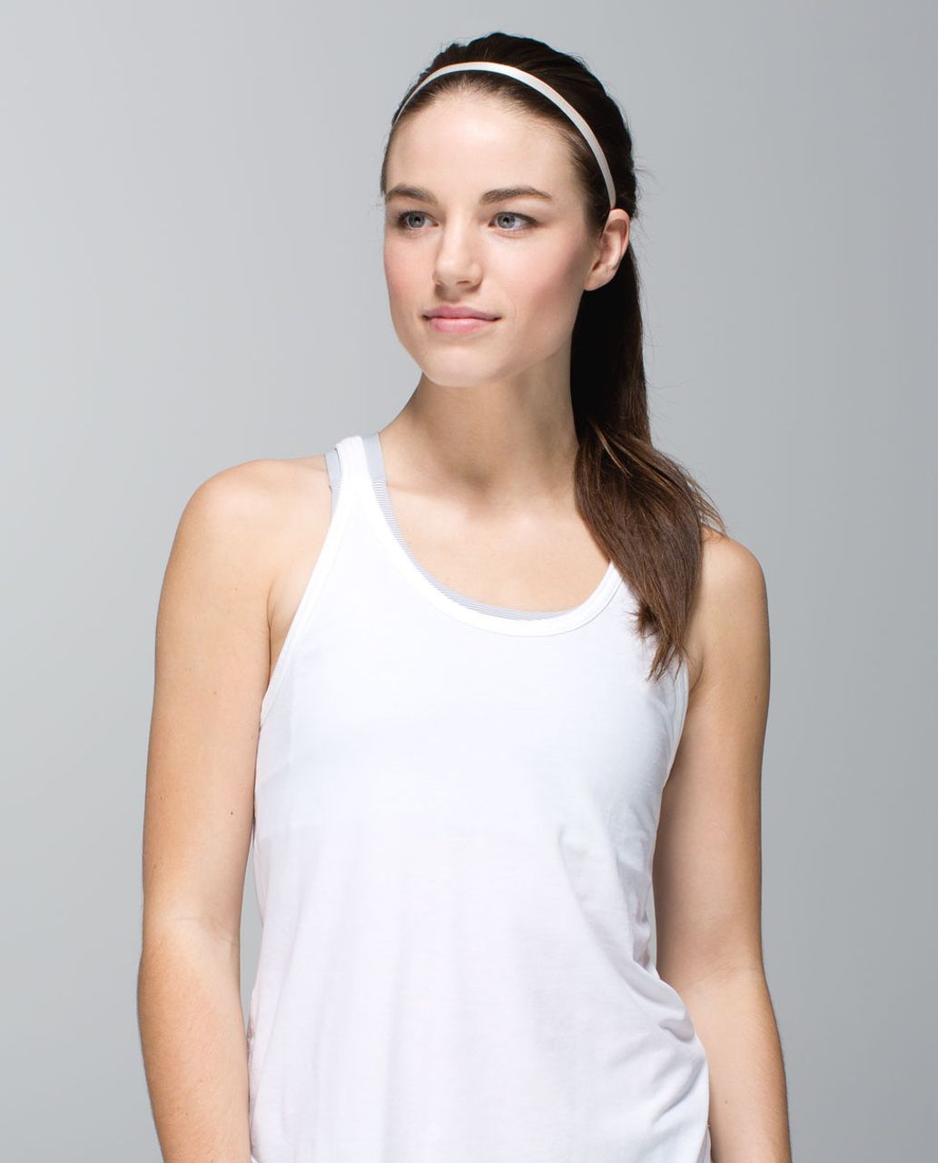 Lululemon Skinniest Satin Pirouette Headband - Cashew