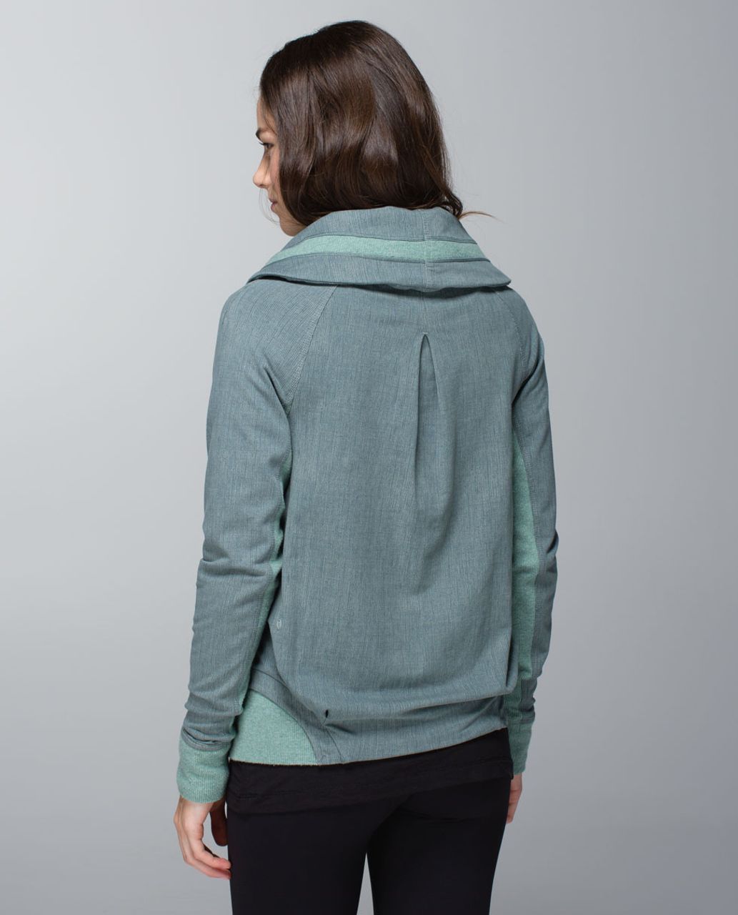 Lululemon To Class Jacket - Burlap Texture Deep Shore Earl Grey / Heathered Earl Grey