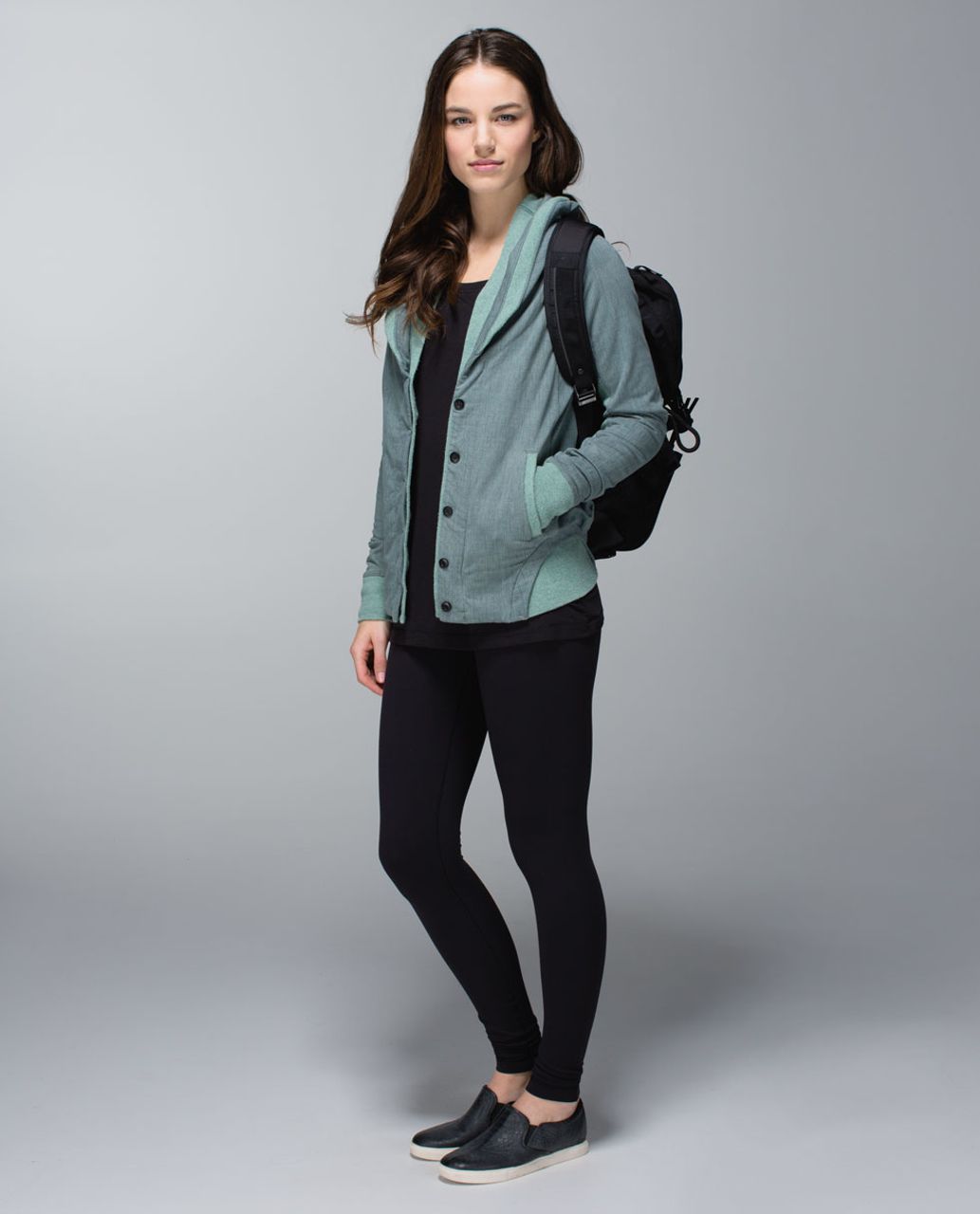 Lululemon To Class Jacket - Burlap Texture Deep Shore Earl Grey / Heathered Earl Grey