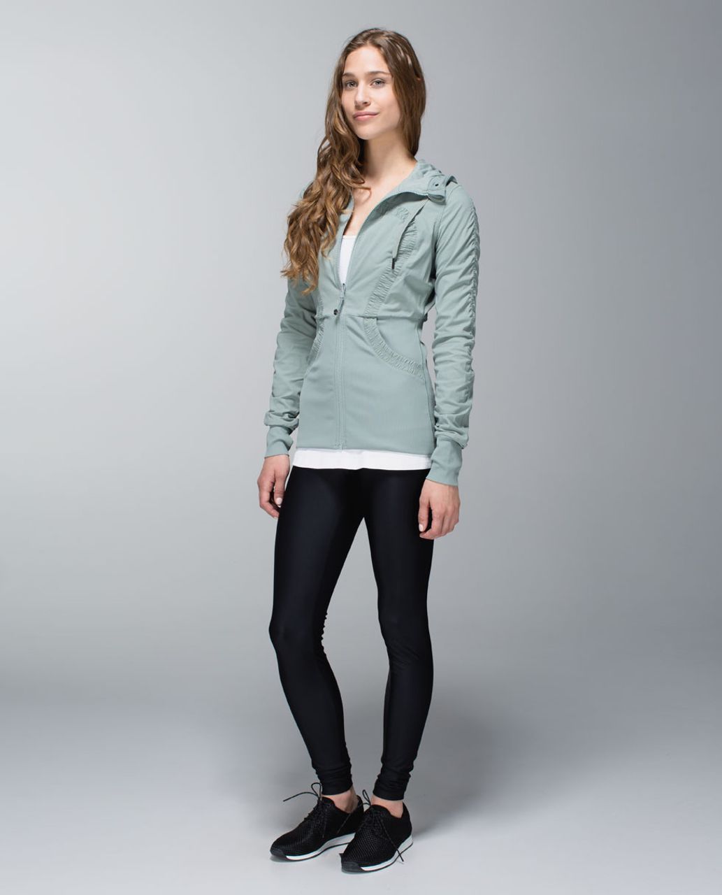 LULULEMON Dance Studio Jacket Hoodie gray reversible … - Gem