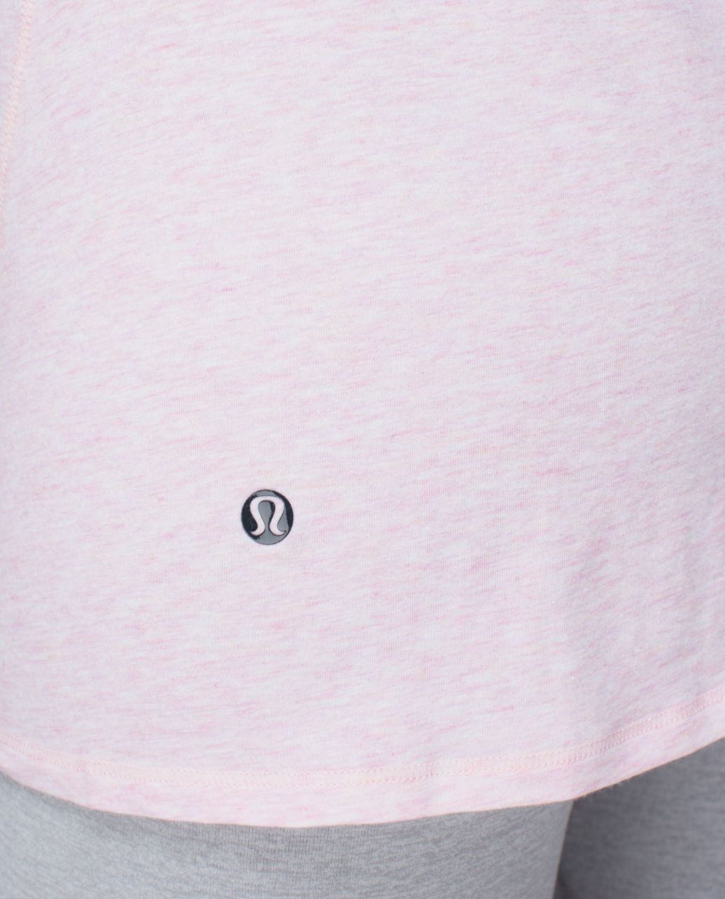 Lululemon Twist Tee - Heathered Barely Pink