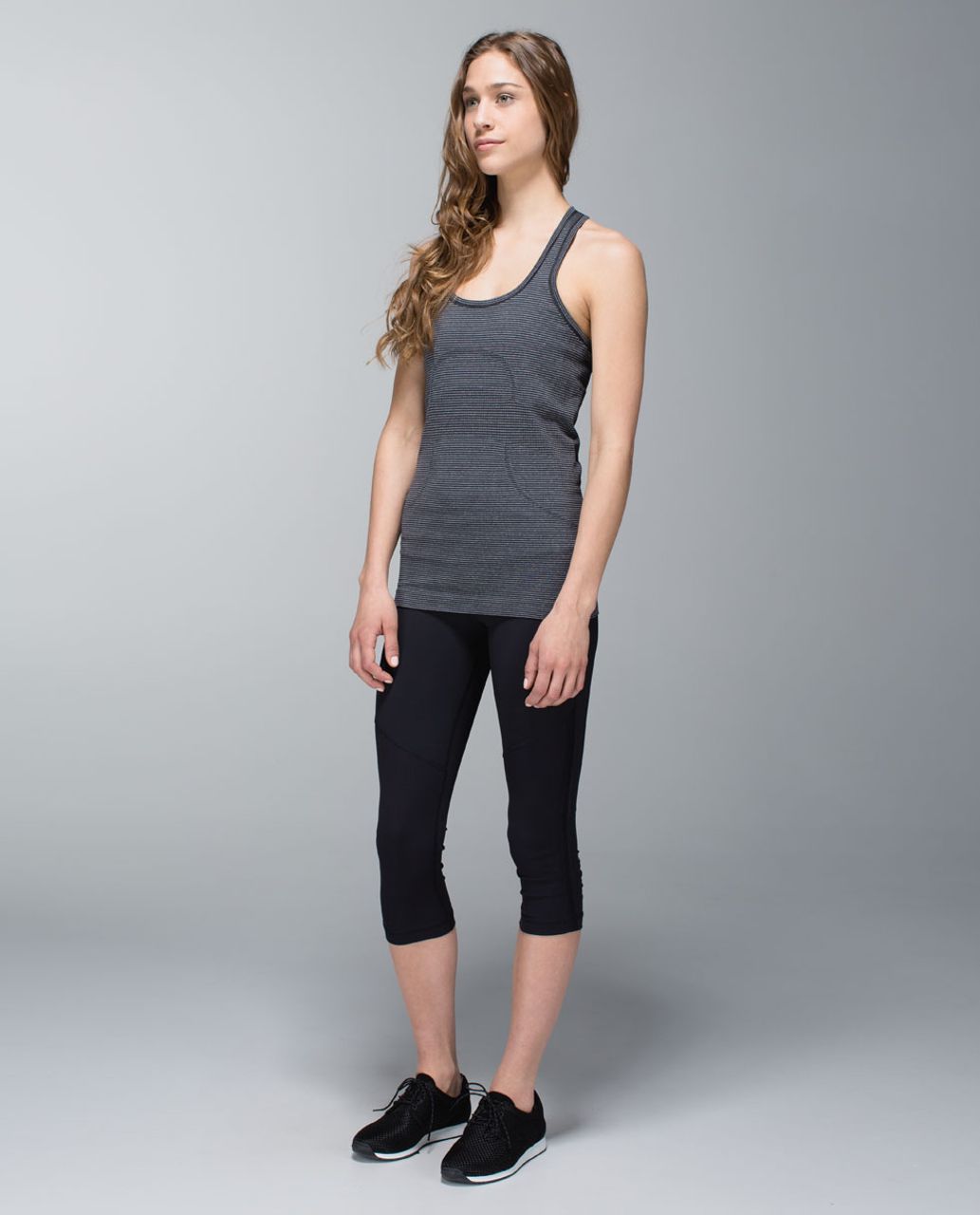 Lululemon Run:  Swiftly Tech Racerback - Black / White