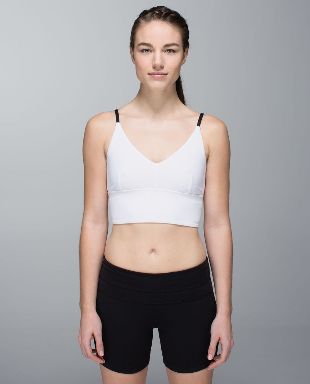 Lululemon Solo Bra *Light Luon - White /  Black