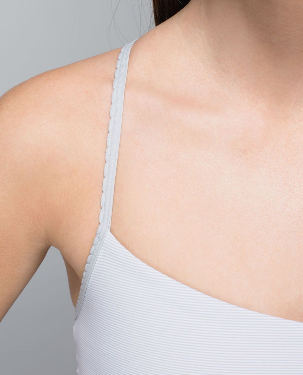 Lululemon Hot Spell Bra - Wee Stripe White Silver Spoon / Silver Spoon