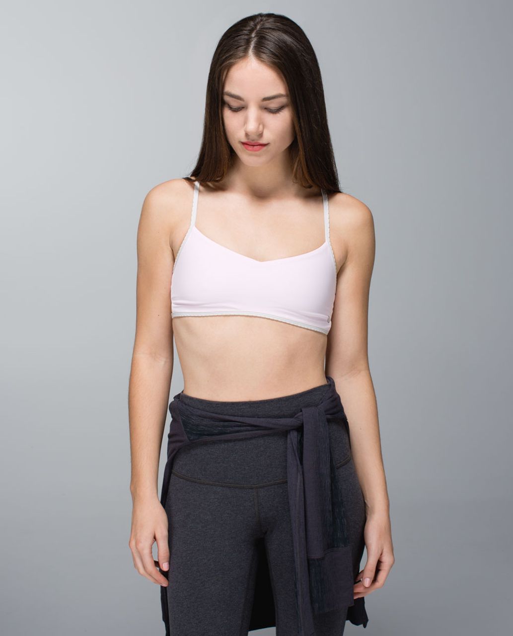 Lululemon Hot Spell Bra - Barely Pink / Dune