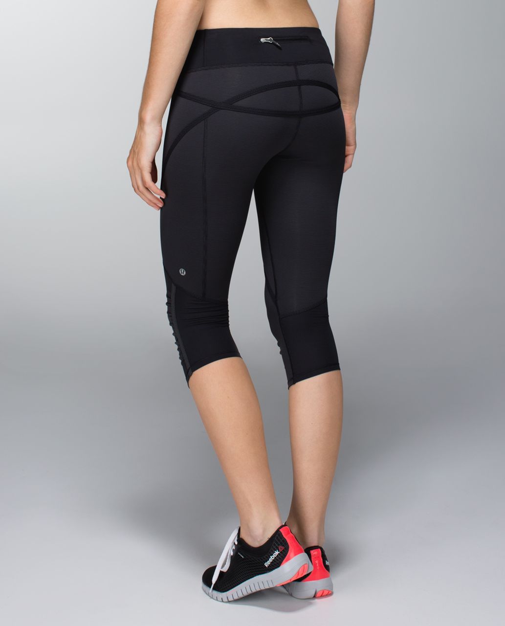 Lululemon Run: Pace Crop - Wee Stripe Black / Black - lulu fanatics