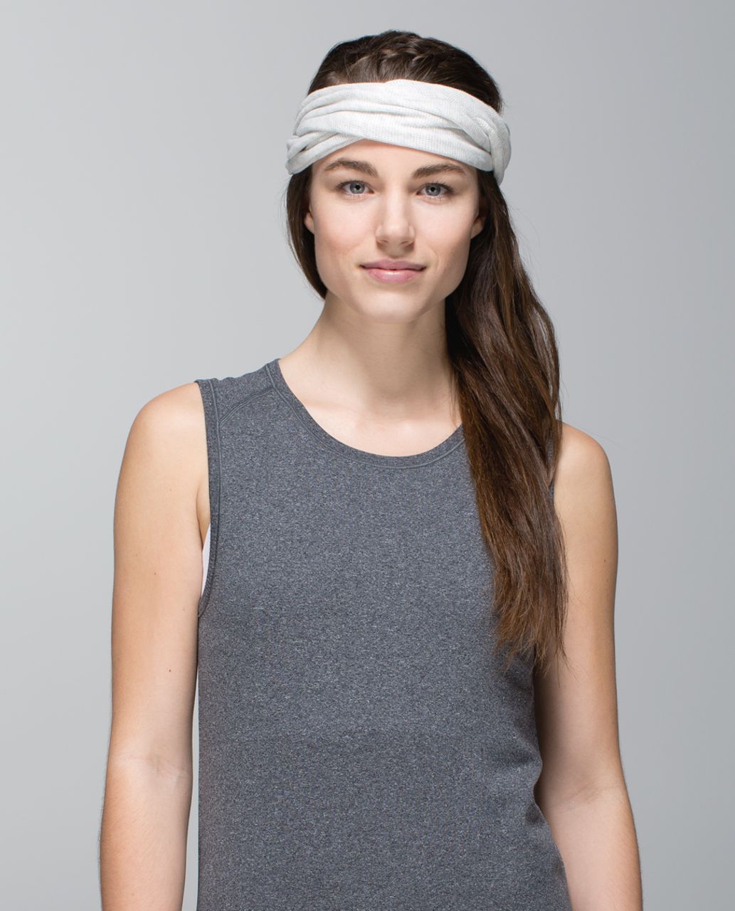 Lululemon Sun Salute Headwrap - Heathered White - lulu fanatics