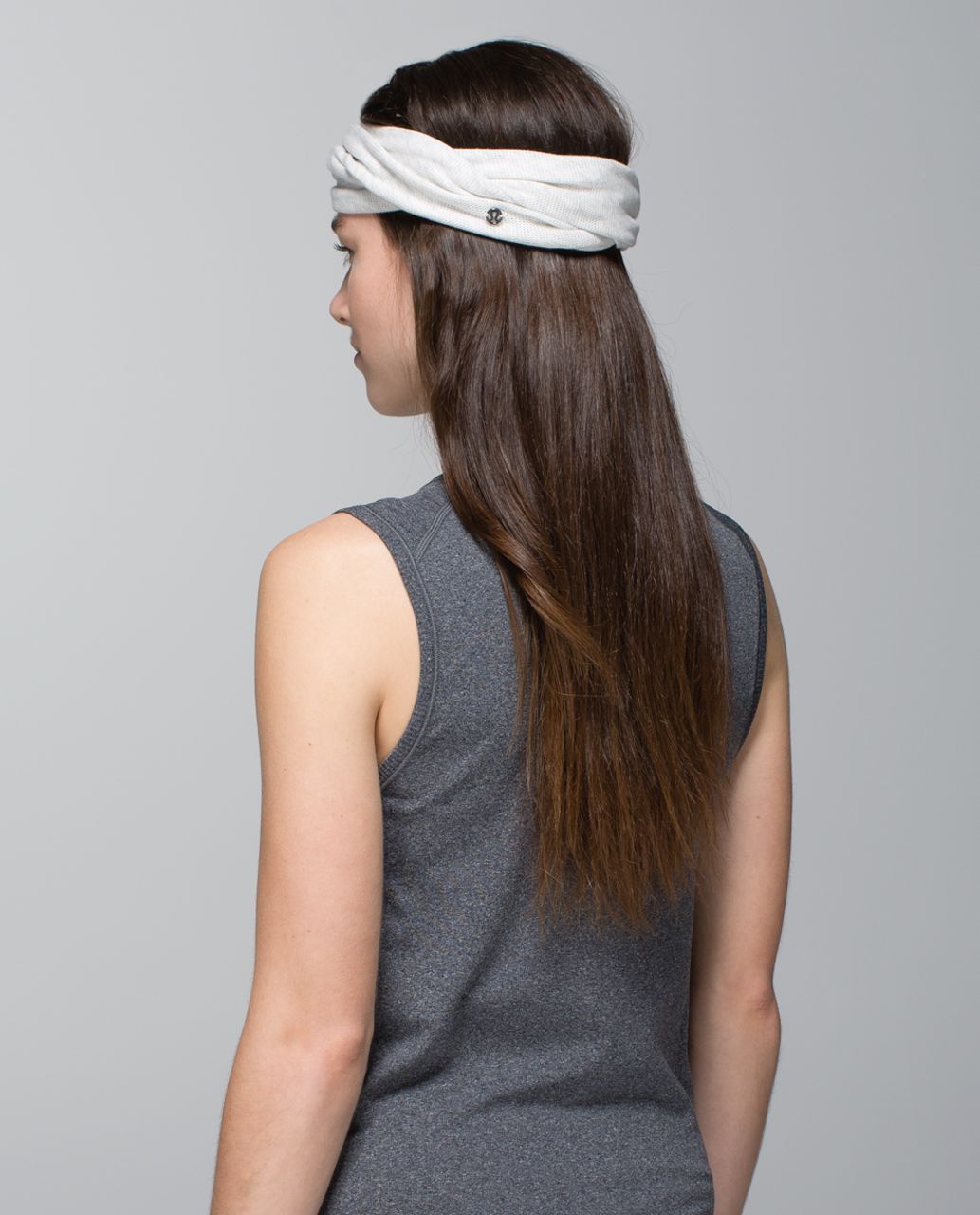 Lululemon Sun Salute Headwrap - Heathered White