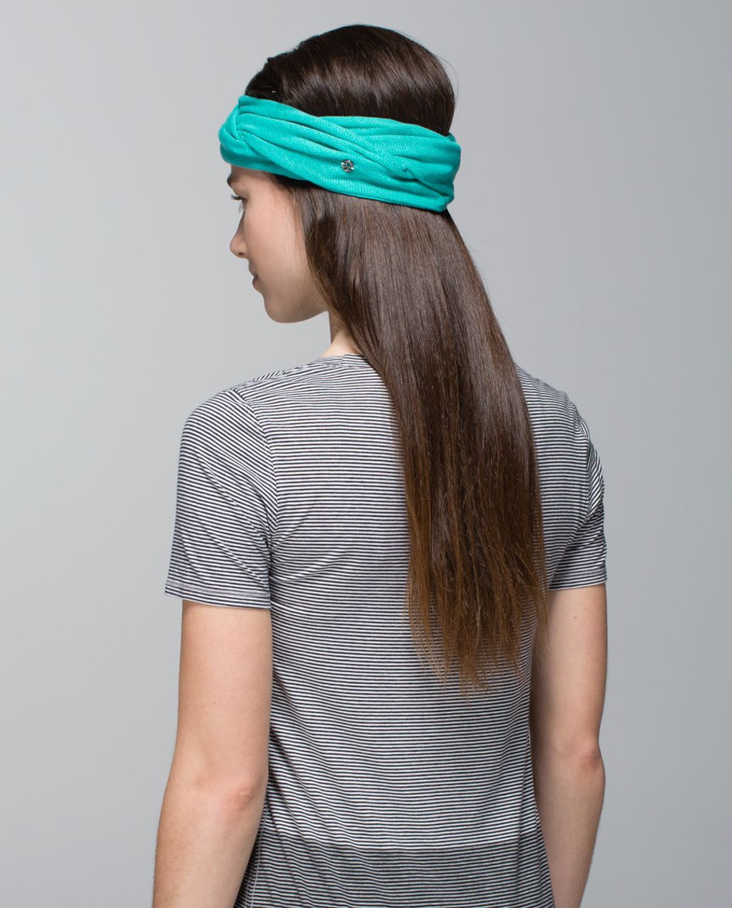 Lululemon Sun Salute Headwrap - Heathered Blue Tropics