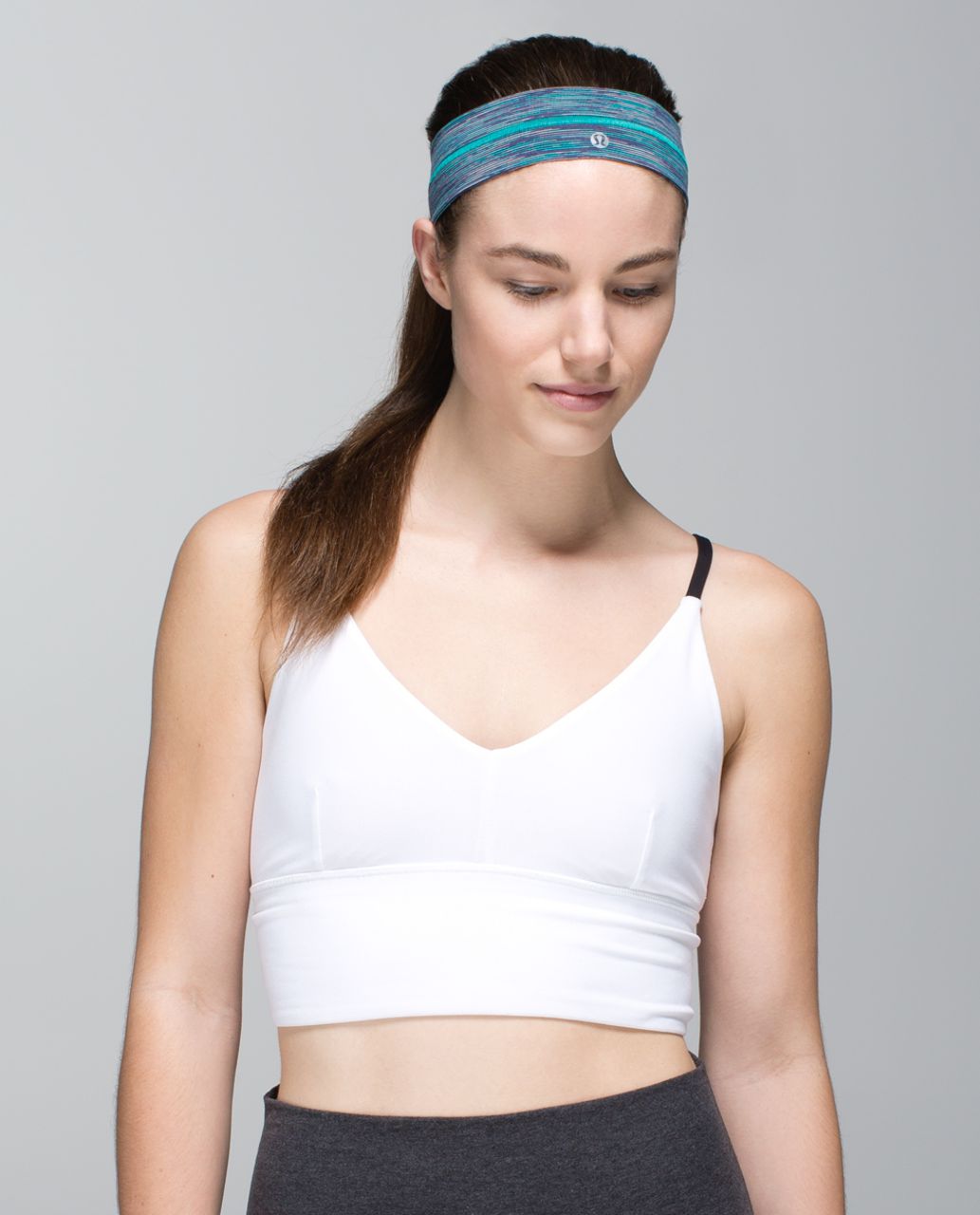 Lululemon Fly Away Tamer Headband - Wee Are From Space Blue Tropics