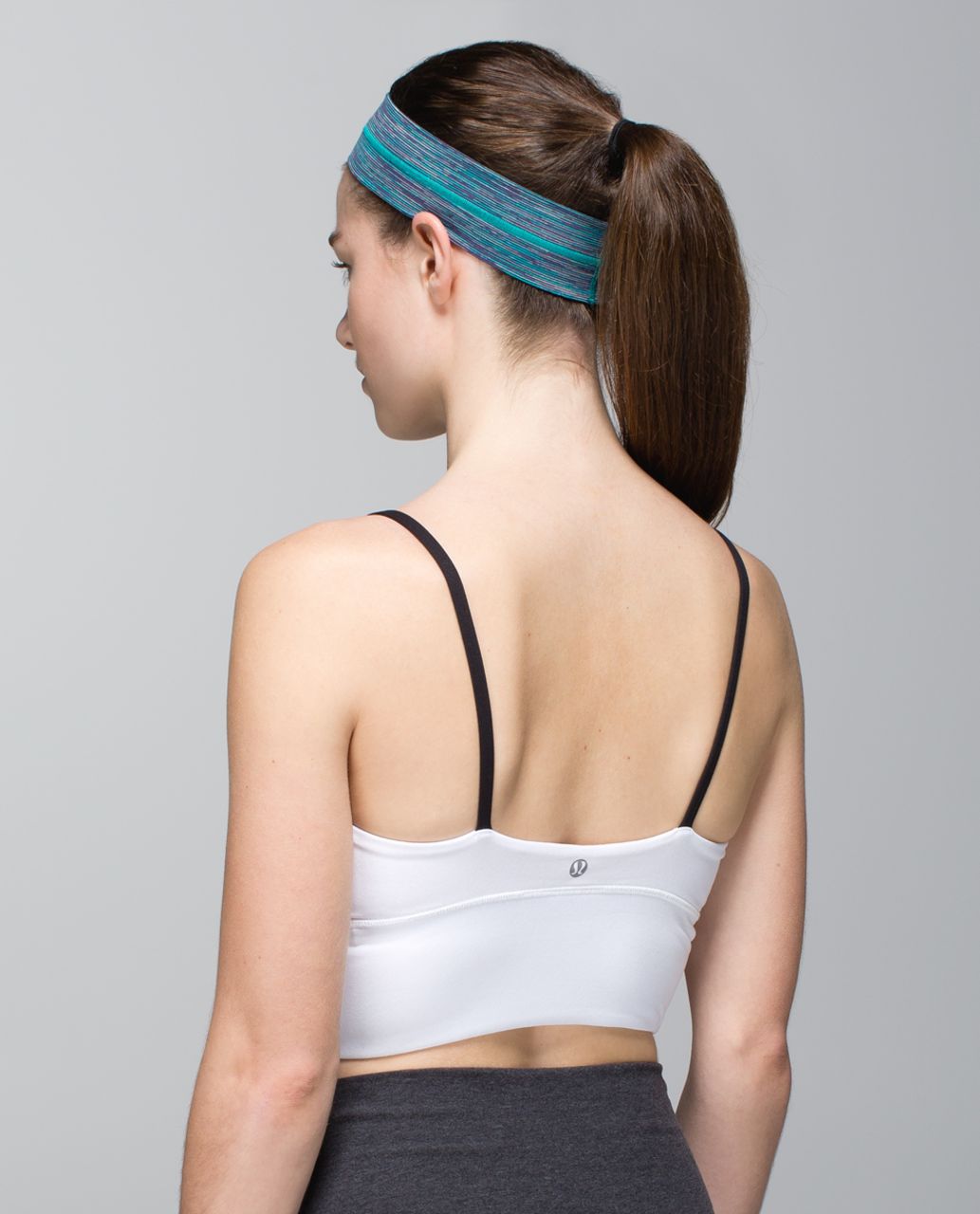 Lululemon Fly Away Tamer Headband - Wee Are From Space Blue Tropics
