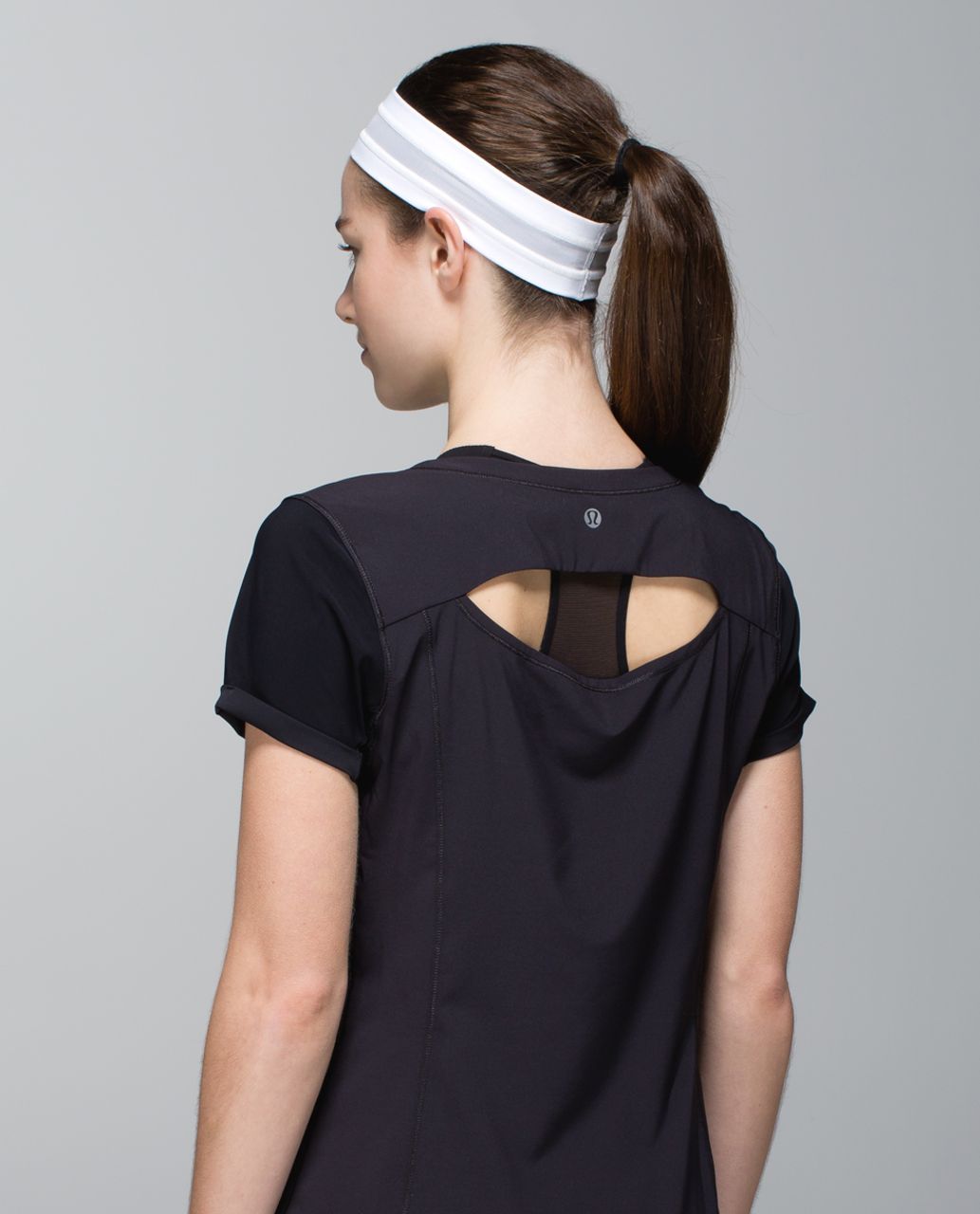 Lululemon Fly Away Tamer Headband *Mesh - White