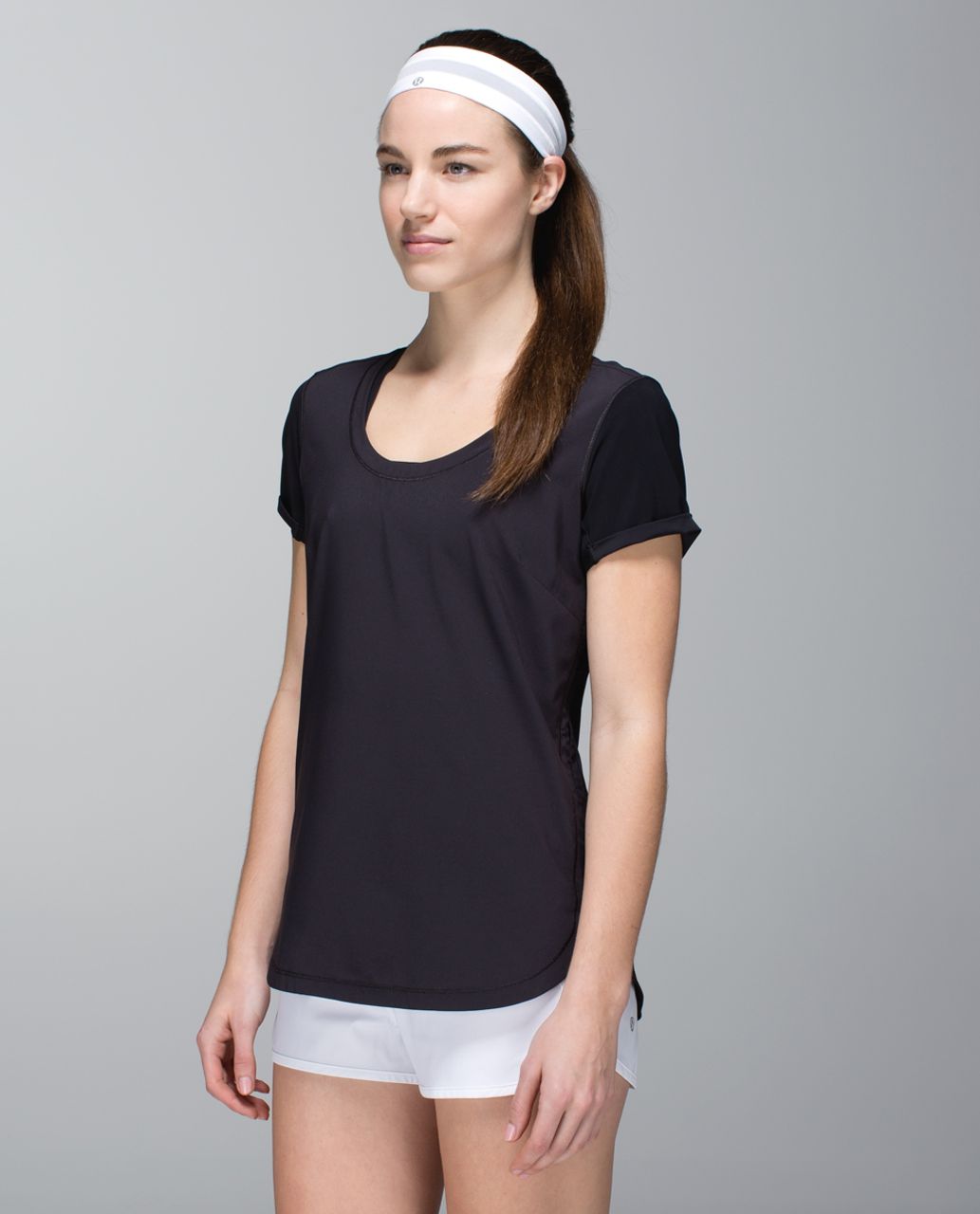 Lululemon Fly Away Tamer Headband *Mesh - White