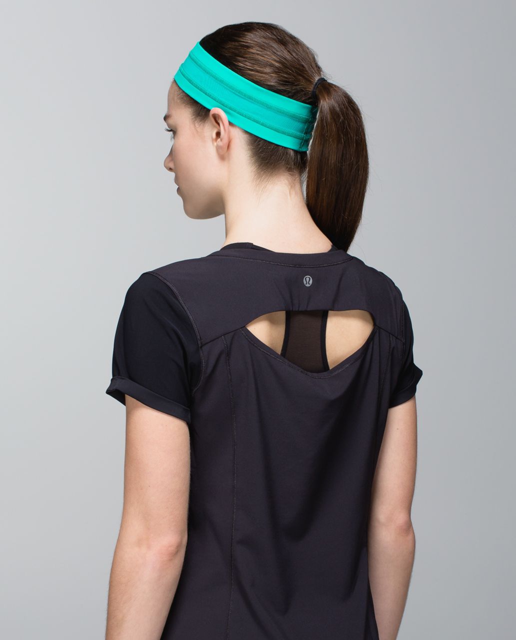 Lululemon Fly Away Tamer Headband *Mesh - Blue Tropics