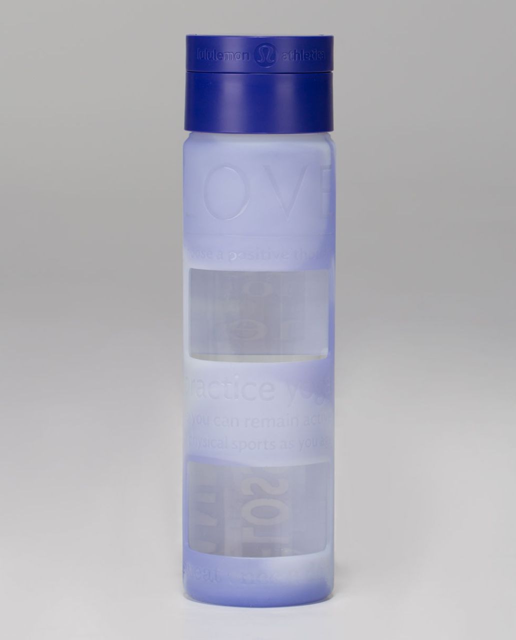 Lululemon Pure Focus Glass Water Bottle - Bruised Berry / Cool Breeze / Bruised Berry