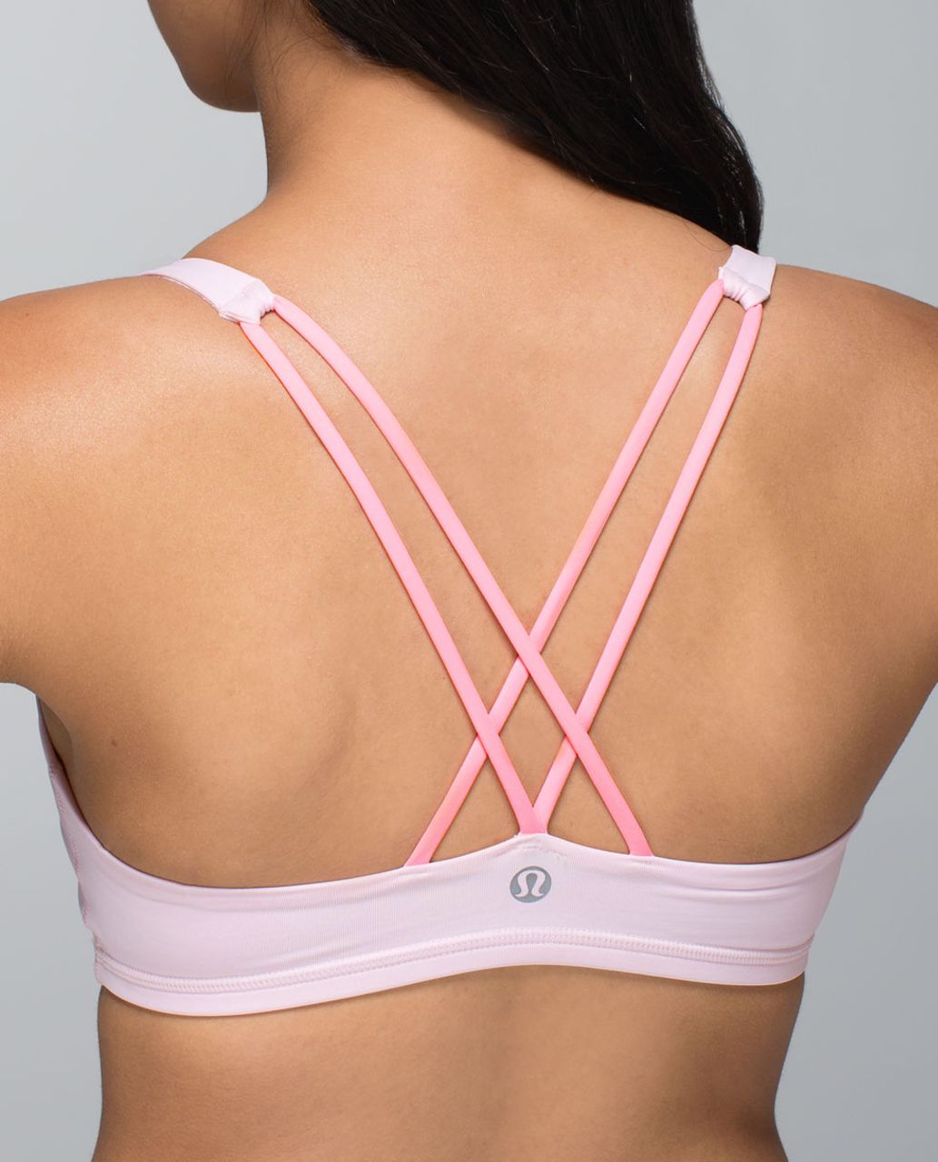 Lululemon Free To Be Bra *High Neck - Quicksand / Pink Glow - lulu fanatics