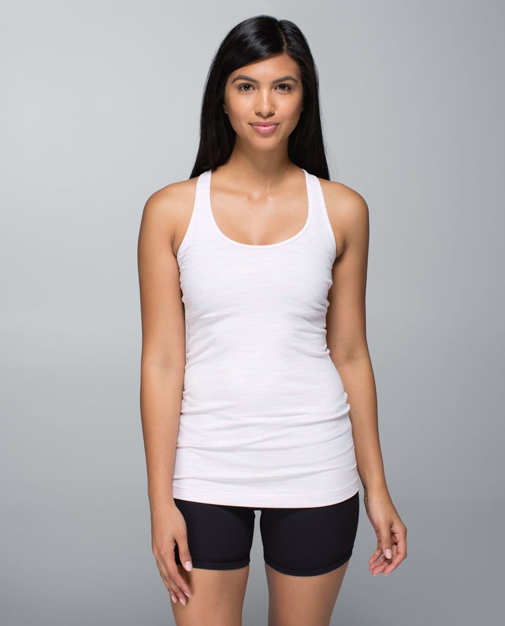 Lululemon Cool Racerback - Wee Are From Space White Barely Pink