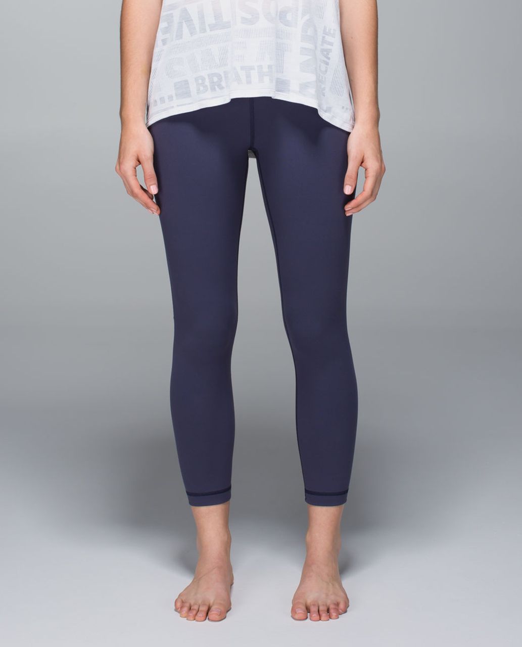 Lululemon High Times Crop - Cadet Blue