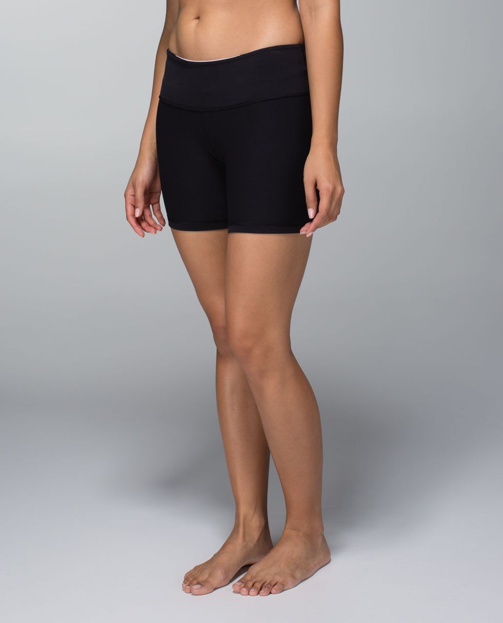 Lululemon Groove Short *Full-On Luon (Regular) - Black / Su14 Quilt 4