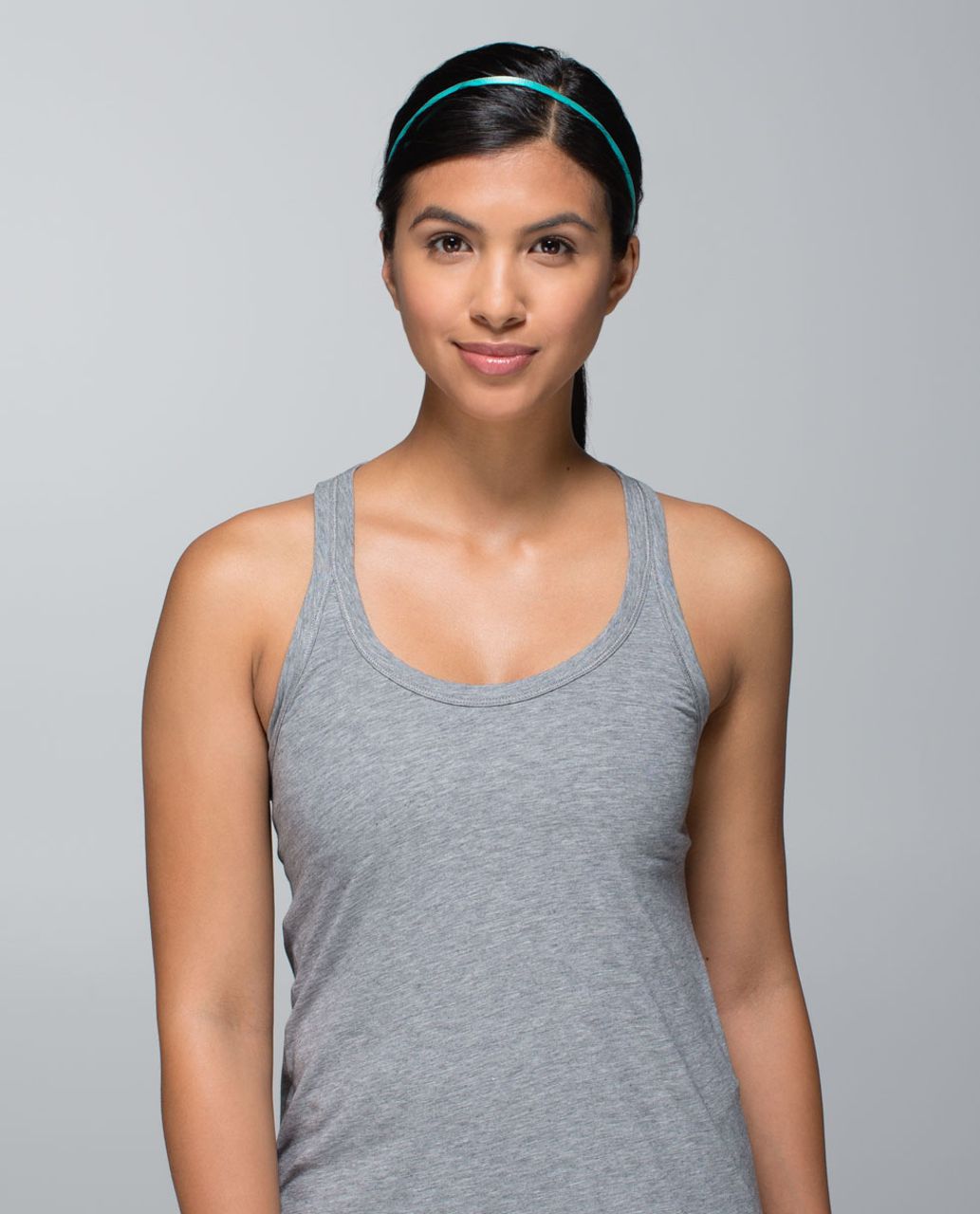 Lululemon Skinniest Satin Pirouette Headband - Blue Tropics