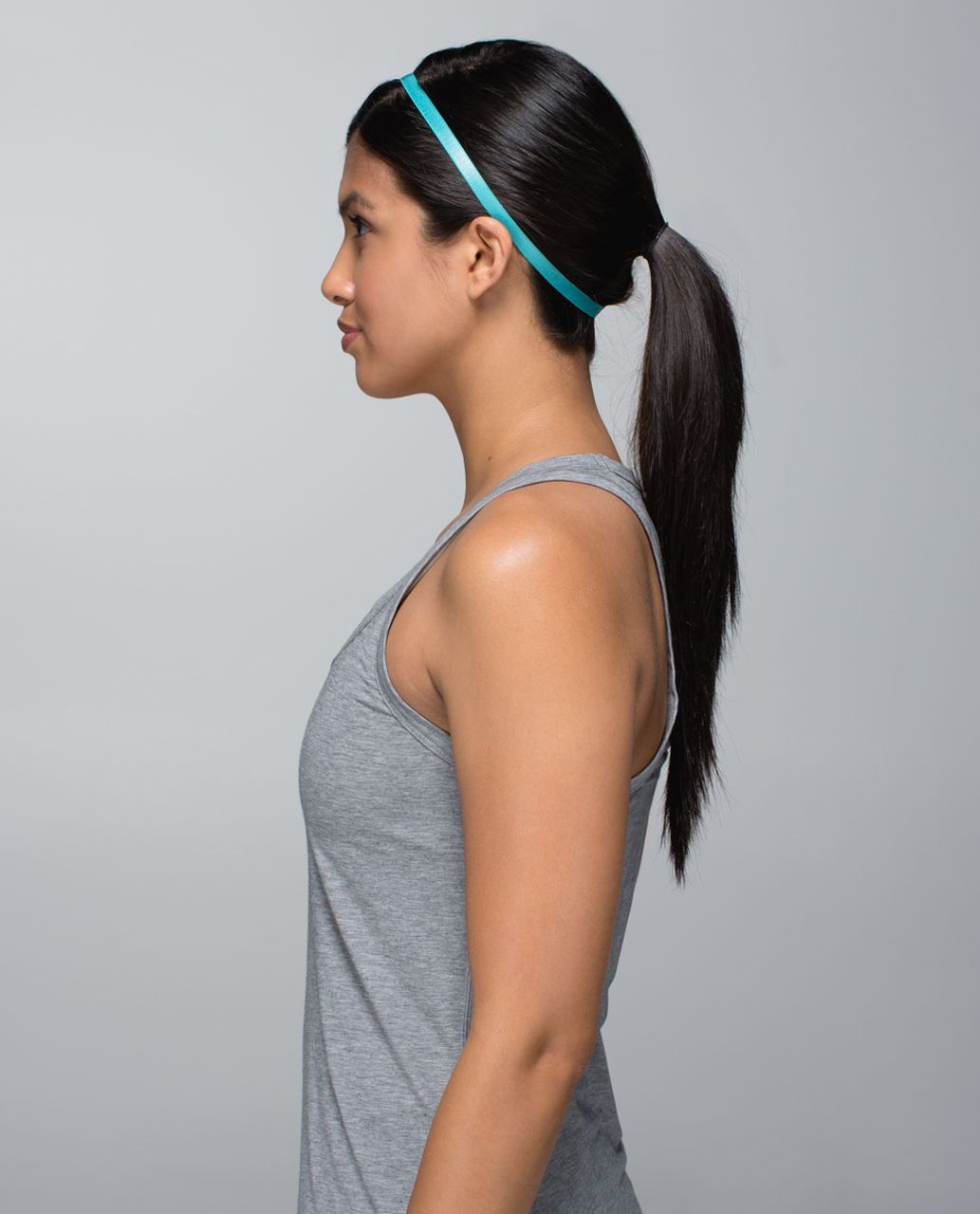 Lululemon Skinniest Satin Pirouette Headband - Blue Tropics