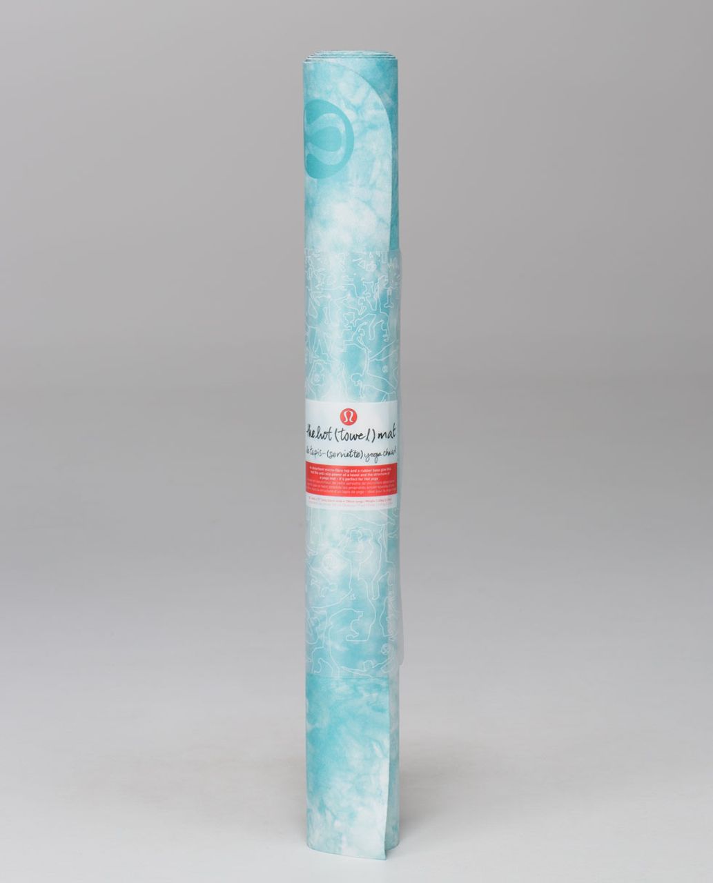 Lululemon The Hot (Towel) Mat - Giant Spray Dye Blue Tropics / Deep Coal