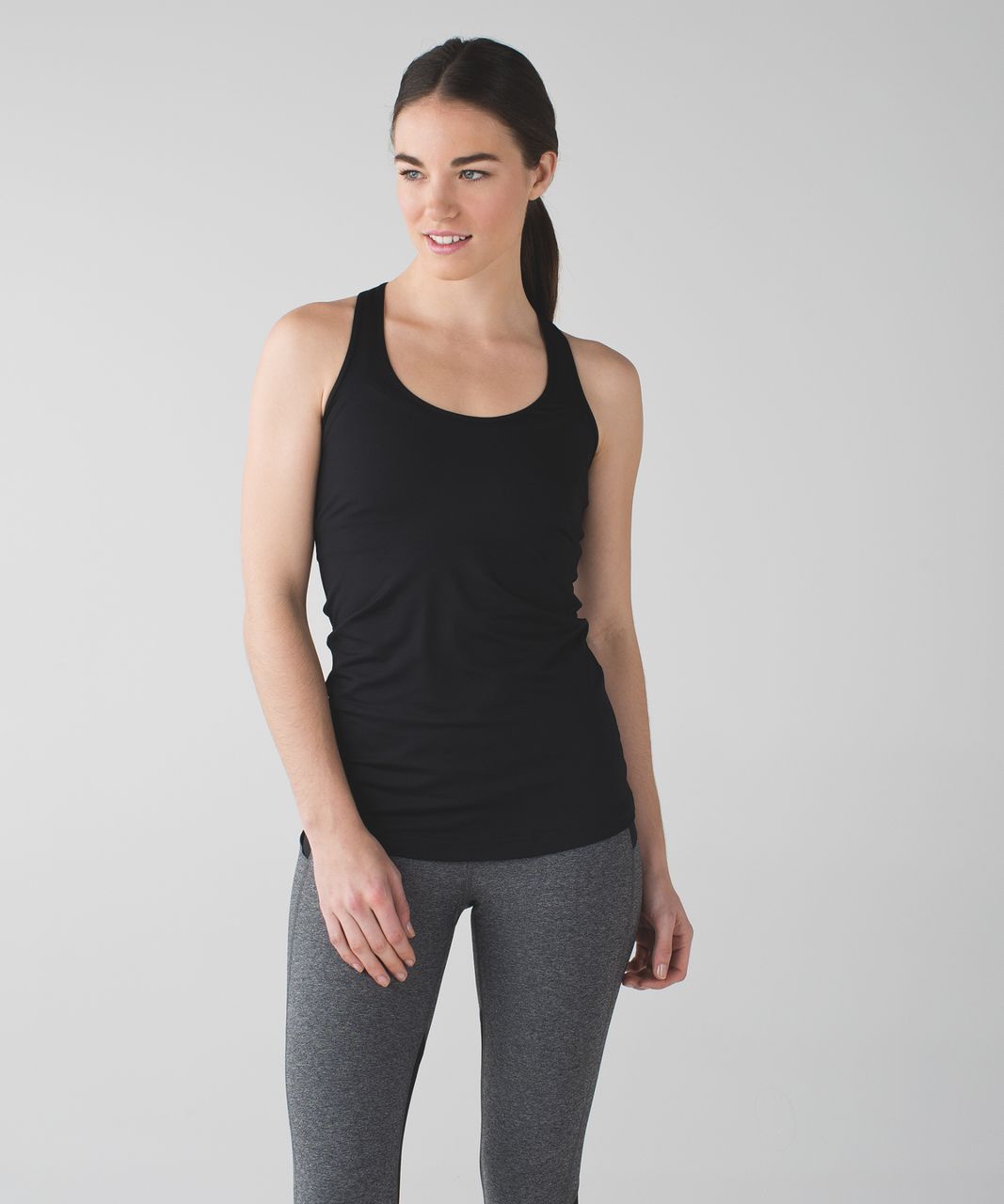 lululemon black racerback tank