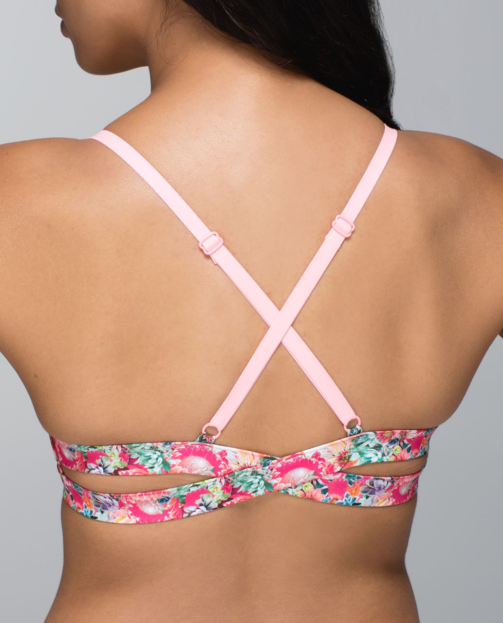 Lululemon Shanti Surf Triangle Top - Flowabunga Mini Multi / Bleached Coral