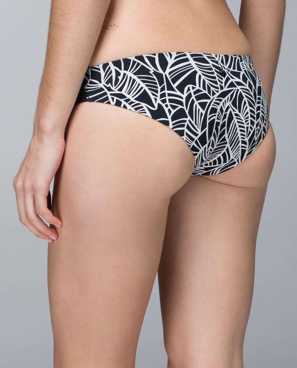 Lululemon Shanti Surf Bikini - Pretty Palm Black Angel Wing / Black