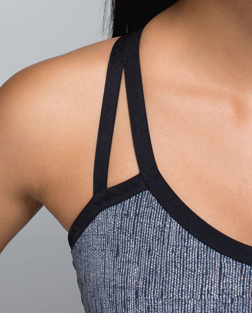 Lululemon Water Bound Bra - Burlap Texture Black Dune / Black