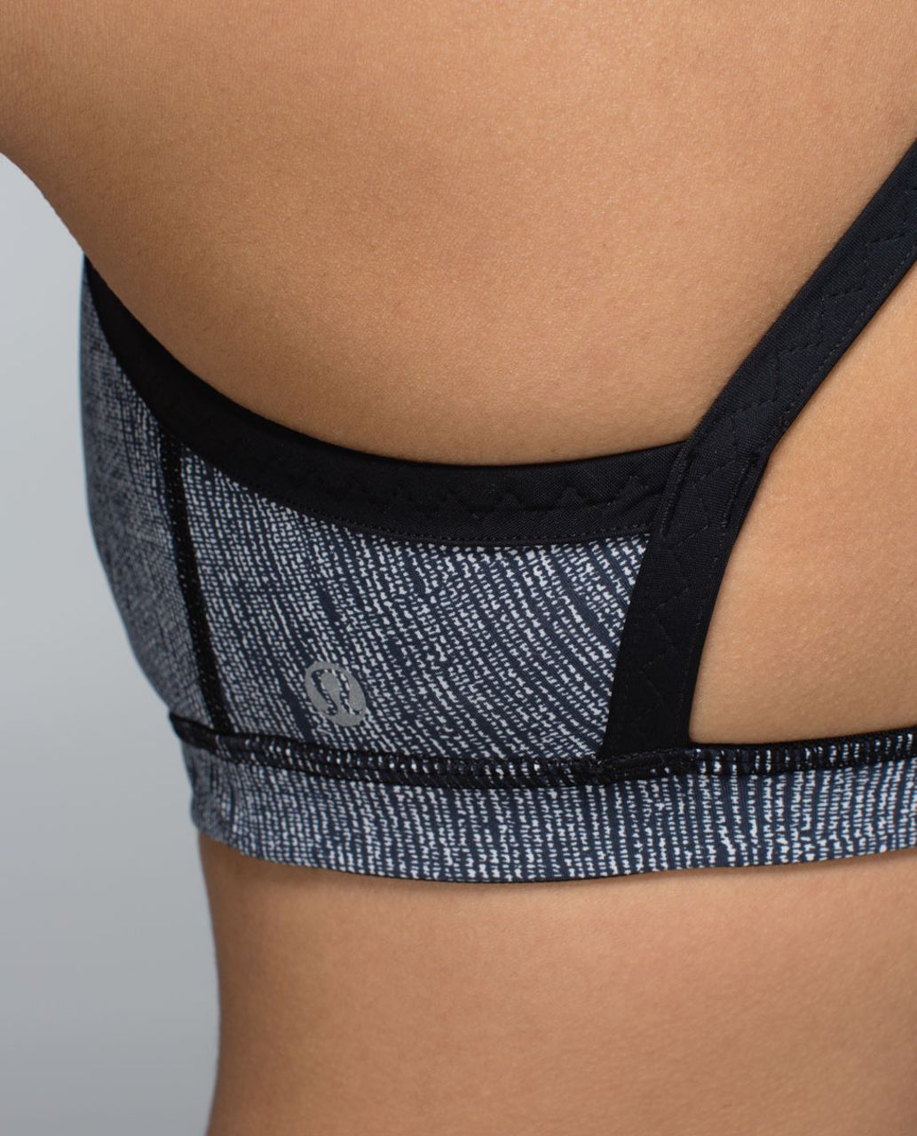 Lululemon Water Bound Bra - Burlap Texture Black Dune / Black