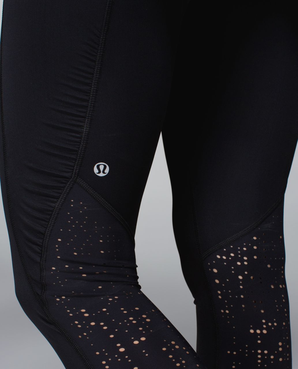 Laser-Cut Crop Leggings