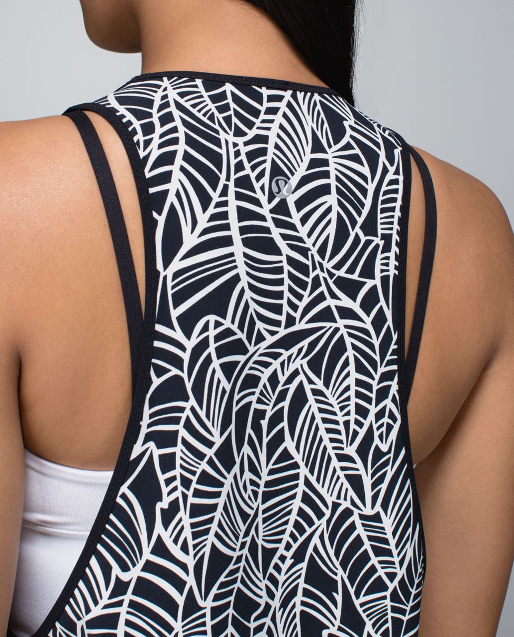 Lululemon Coastal Dress - Pretty Palm Black Angel Wing