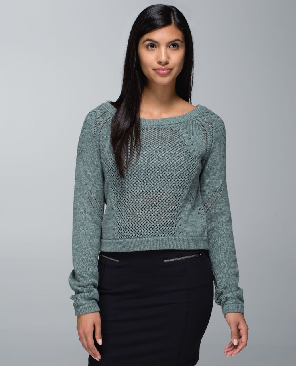 Lululemon Be Present Pullover - Deep Shore /  Earl Grey