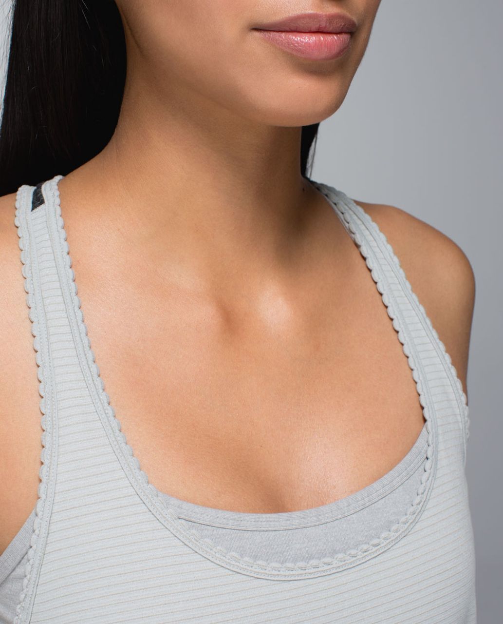 Lululemon 105 F Singlet *Silver - Heathered Light Grey / Heathered Black