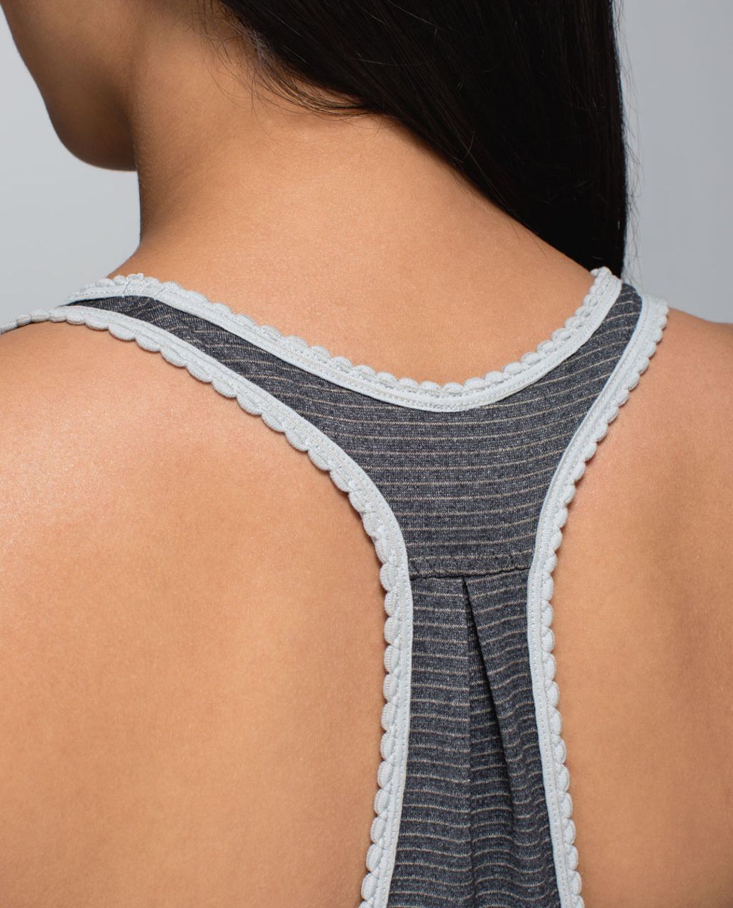 Lululemon 105 F Singlet *Silver - Heathered Light Grey / Heathered Black