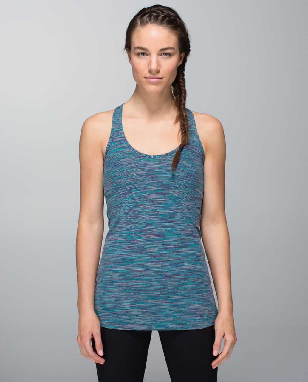 Lululemon Cool Racerback - Wee Are From Space Blue Tropics