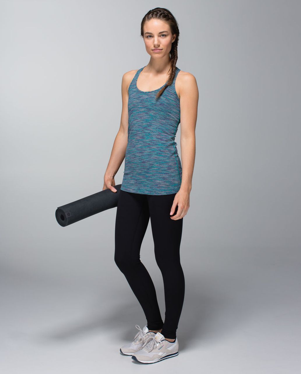 Lululemon Cool Racerback - Wee Are From Space Blue Tropics