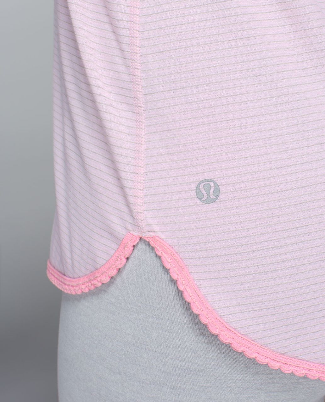 Lululemon 105 F Singlet *Silver - Heathered Barely Pink / Heathered Bleached Coral