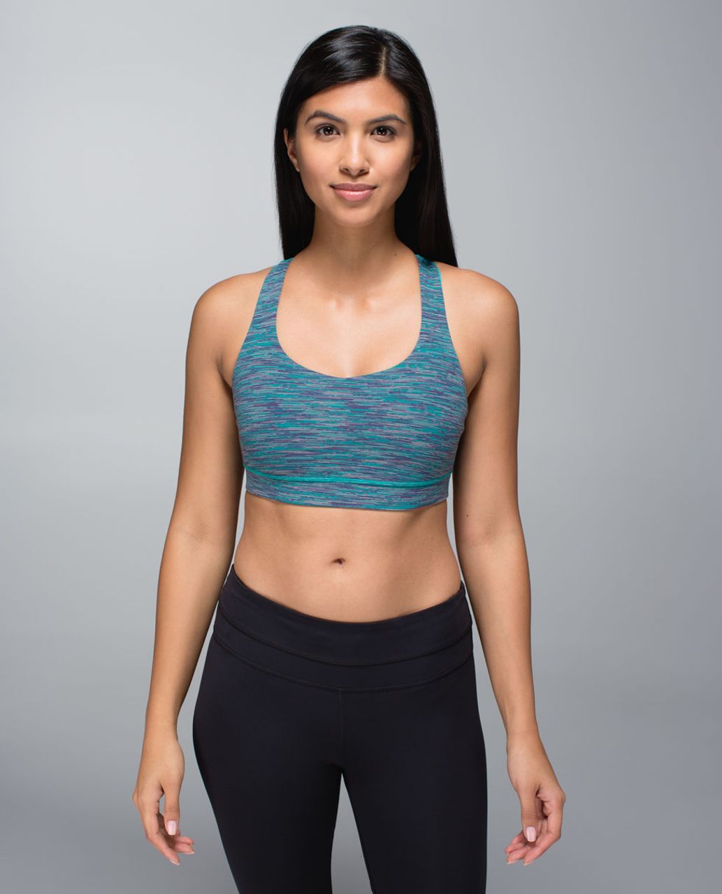 Lululemon 50 Rep Bra - Wee Are From Space Blue Tropics / Blue Tropics