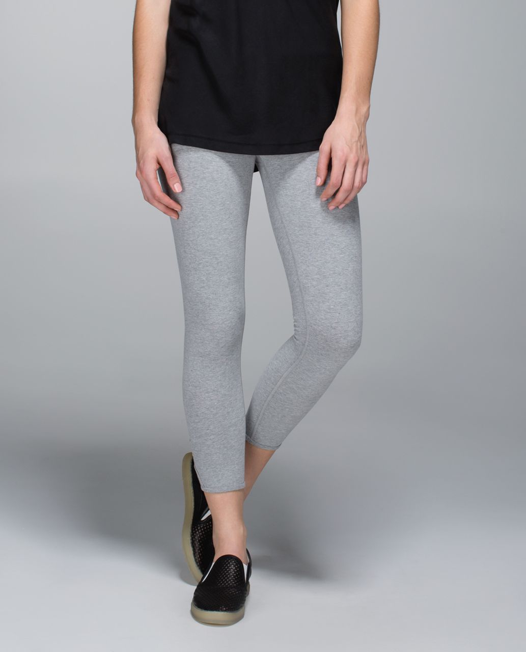 Lululemon Dhanurasana Crop II - Heathered Medium Grey